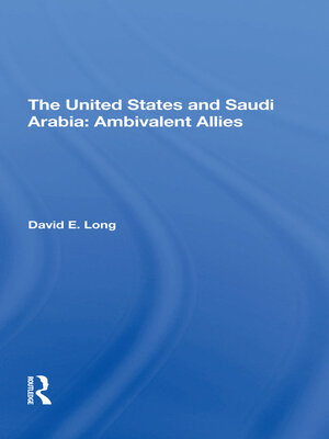 cover image of The United States and Saudi Arabia
